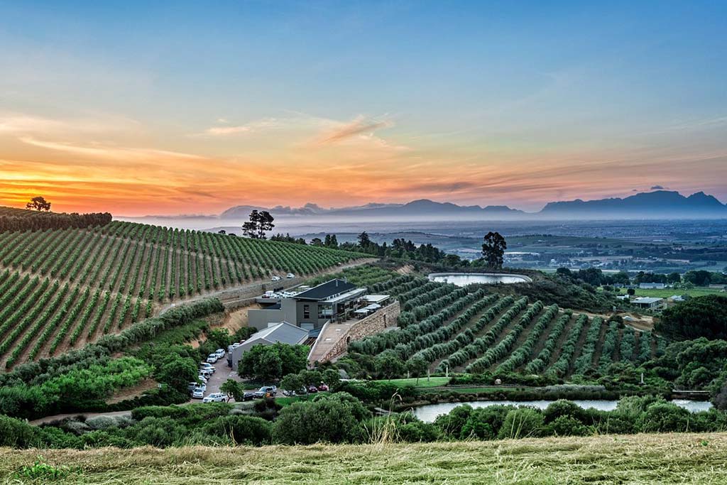 View of winelands