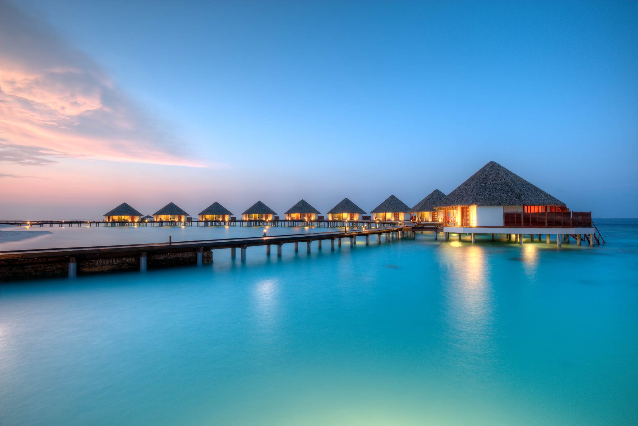 Water Villas on Maldives Resort