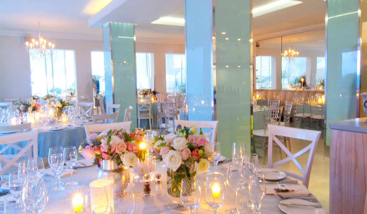 Wedding dining are at The Plettenberg