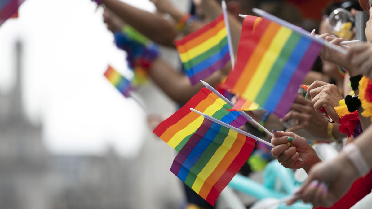 Rainbow flags