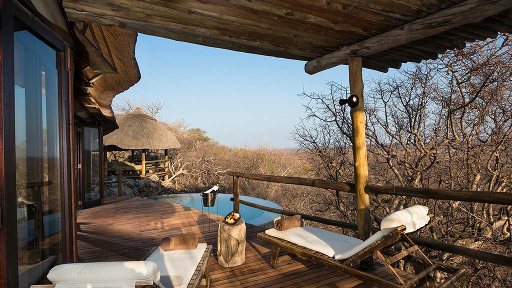 Plunge pool at Little Ongava