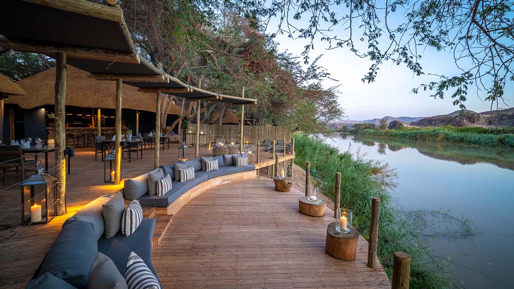 Resting area by Kunene River