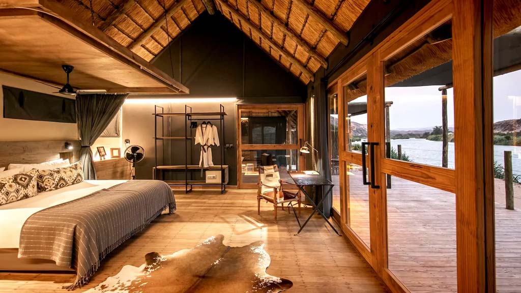 Your suite next to Kunene River