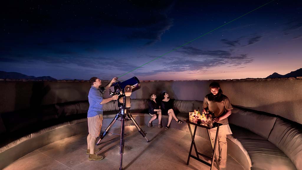 Stargazing at &Beyond Sossusvlei Desert Lodge