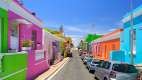 The colourful houses of Bo-Kaap in Cape Town