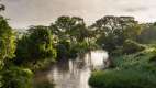 Aerial view of the landscape around Singita Faru Faru lodge