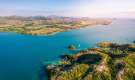 Aerial view of the amazing coast of Madagascar islands