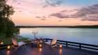 View of the deck at ROyal Chundu Zambezi river Lodge